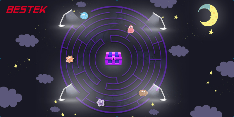 Which one is the right entrance? Find the treasure together | BESTEK Giveaway